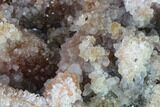 Quartz Crystal Geode Section - Morocco #136932-3